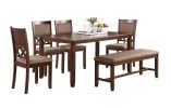 Dining Room Table Unique Modern 6pc Set Dining Table 4x Side Chairs and A Bench
