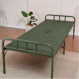 Folding Rollaway Bed with green