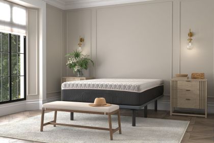 Copper Lux Hybrid 14" Queen Mattress With Copper Infused Contouring Memory Comfort Layer and Supportive Coil System