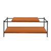 Coffee Table with One Wooden Shelf
