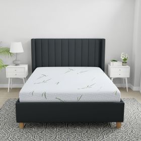 8-Inch Dual Layer Memory Foam Mattress with Bamboo Infused Cover - Full