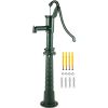 VEVOR Hand Water Pump w/ Stand, 15.7 x 9.4 x 51.6 inch Pitcher Pump& 26 inch Pump Stand w/ Pre-set 1/2" Holes for Easy Installation