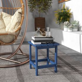 Patio Side Table, 15" Square Outdoor End Table