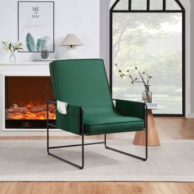 Sling Accent Chair, Comfy Chair with Removable Cushion, Vanity Chair, with Storage Bag for Living Room, Room Chair for Living Room, Bedroom, Offi