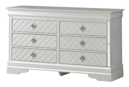 Verona G6700-D Dresser , Silver Champagne