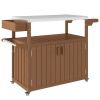 Camping Cart, Grill Cart, Outdoor Bar Cart