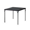 34 inch Straight Folding Table, Black