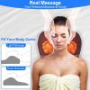 3D Shiatsu Back Massager Pillow with Heat – Full Body Kneading Massager for Neck, Back, Waist, Arms, Abdomen & Calves