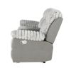 Bruni Grey Console Reclining Loveseat