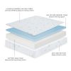 8-Inch Dual Layer Memory Foam Mattress with Bamboo Infused Cover - Full