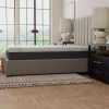 12" Copper Gel Cooling Memory Foam Mattress with Edge Support and Air Grid Base King