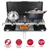 3-Burner 20,000 BTU Portable Propane Camping Stove