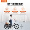 VEVOR Adult Tricycles Bike, 7 Speed Adult Trikes, 20 Inch Three-Wheeled Bicycles, Carbon Steel Cruiser Bike with Basket and Adjustable Seat