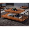 Coffee Table with One Wooden Shelf
