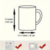 1PCS, 3A Grade, Mental Health Awareness, Positive Self-care Self-love Mug, 11oz Ceramic Coffee Mug, Perfect for Friends/