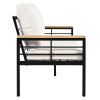 TREXM Patio Furniture Set, 5 Pieces Outdoor Furniture Set with 3-Seat Sofa, Patio Conversation Sets with Cushions for Backyard, Poolside