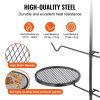360° Swivel Campfire Grill – Heavy-Duty Steel Cooking Grate for Fire Pits & Open Fire Cooking