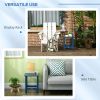 Patio Side Table, 15" Square Outdoor End Table