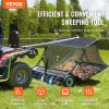 VEVOR 42 Inch Lawn Sweeper Tow Behind, 12 cu.ft. Large Pull Behind Grass Sweeper, Heavy Duty Leaf & Grass Collector with Dumping Rope Design