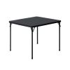 34 inch Straight Folding Table, Black