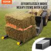 VEVOR Pallet Forks, 4000 lbs Capacity clamp on Pallet Forks, 60" Tractor Bucket Forks, Heavy Duty Front Loader Attachment for Tractor, Loader Bucket