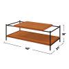 Coffee Table with One Wooden Shelf