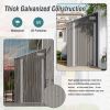 Campcraft Optional two-color storage shed, single hinge door, solid structural design, good ventilation, surface with protective film