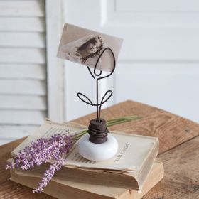 Vintage Doorknob Photo Holder (Option: Tulip  Box of 2)