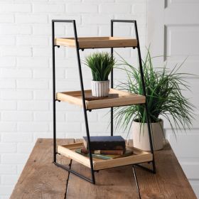 Three Tier Racks (Option: Tier Leaning Display Shelf)
