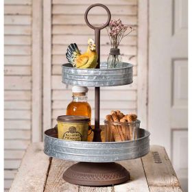 Decorative table Storage. (Option: Tier Annabeth Tray)