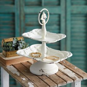 Decorative table Storage. (Option: Tiered Ariella Tray)