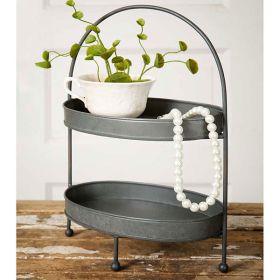 Decorative table Storage. (Option: Tier Metal Tray)