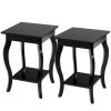 Stylish Nightstand End Table  - Set of 2