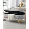 Mid-Century Modern Boho Style  Storage Bench