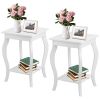 Stylish Nightstand End Table  - Set of 2