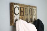 Rustic Wooden Personalized Reclaimed Hanging Rack