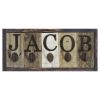 Rustic Wooden Personalized Reclaimed Hanging Rack