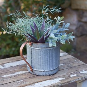 Decorative table Storage. (Option: Tone Corrugated Pitcher)